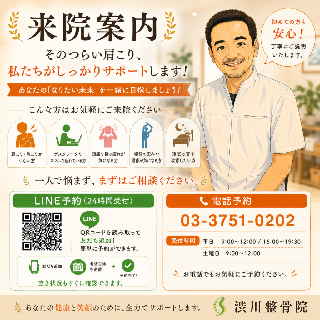 未来の生活】肩こり改善で毎日が変わる!輝く未来を手に入れる6つのメリット|渋川整骨院